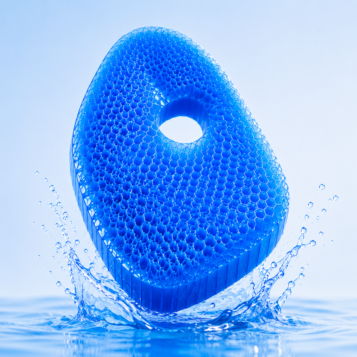 SkinSafe honeycomb gel surface